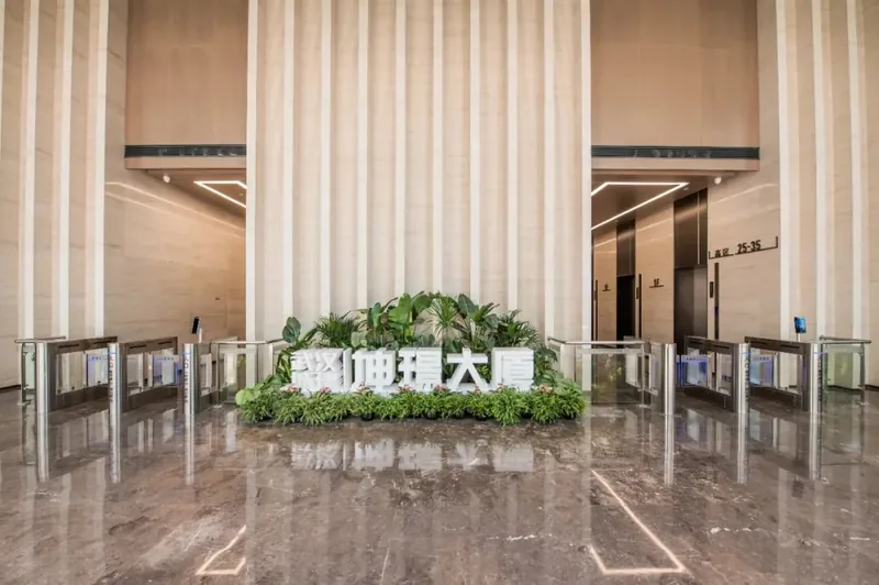 城建坤璟大厦大堂与门禁闸机